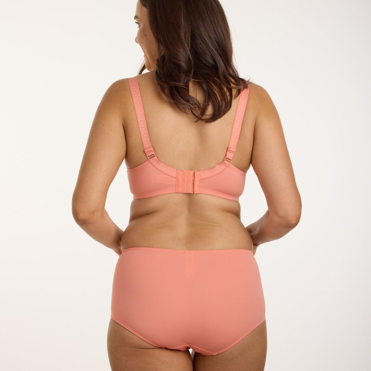 Lily Lace Full Brief - Terra Cotta