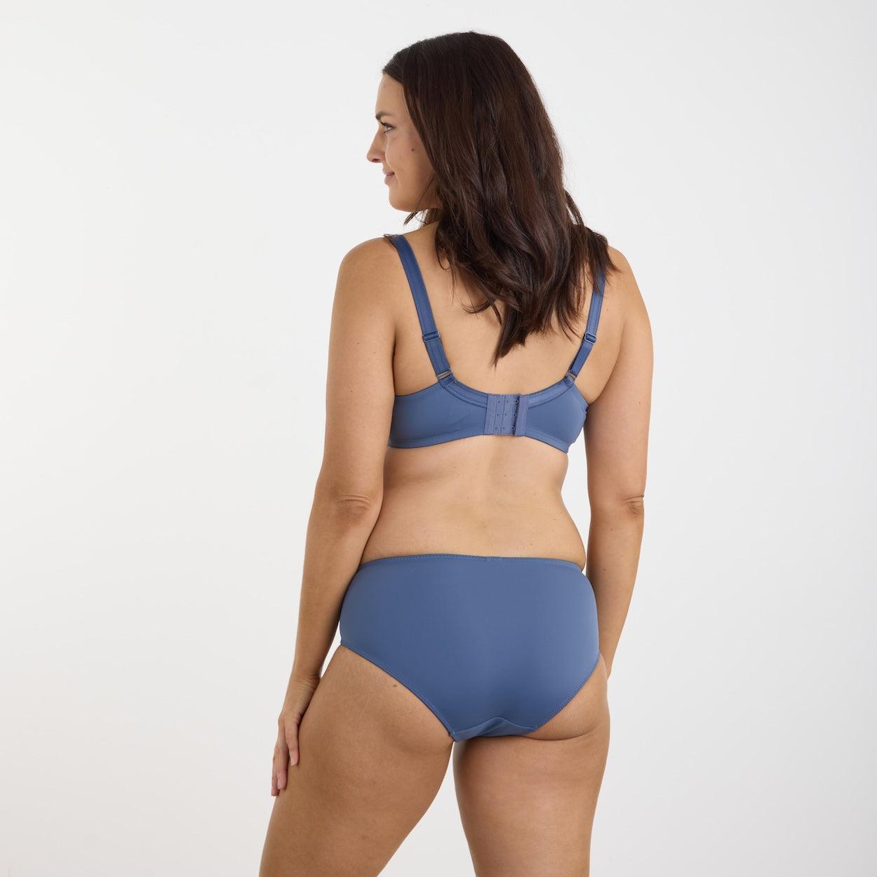 Willow Lace Midi Brief - Vintage Indigo