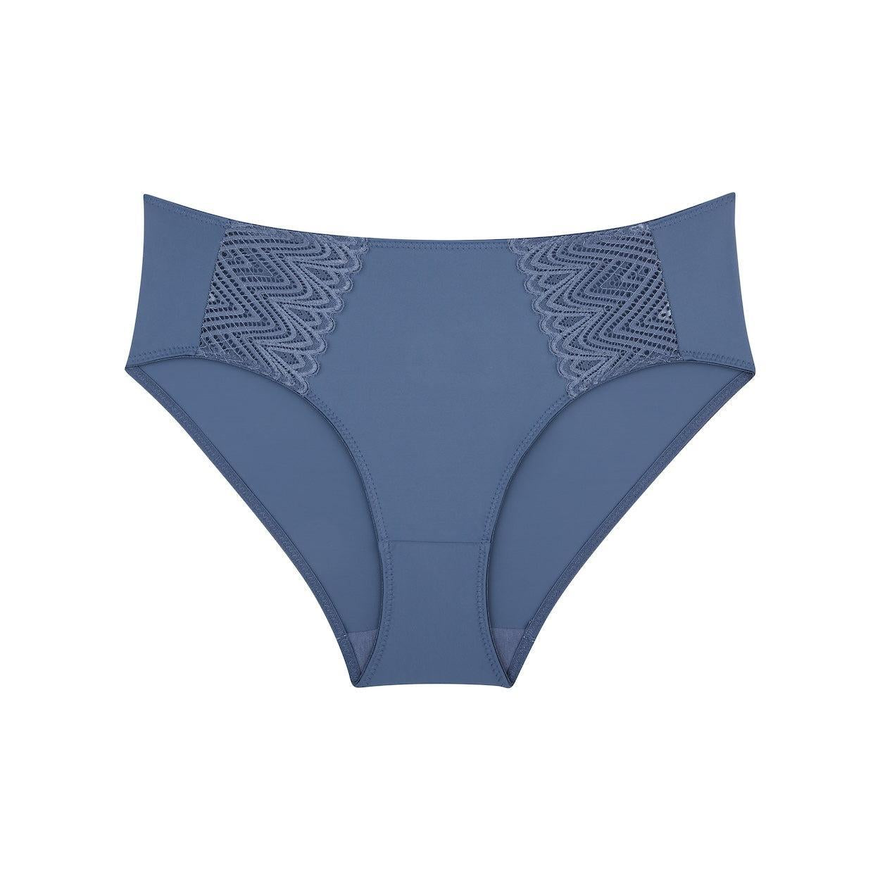 Willow Lace Midi Brief - Vintage Indigo