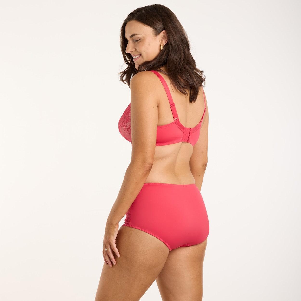 Nightingale Lace Full Brief - Pink Flambe