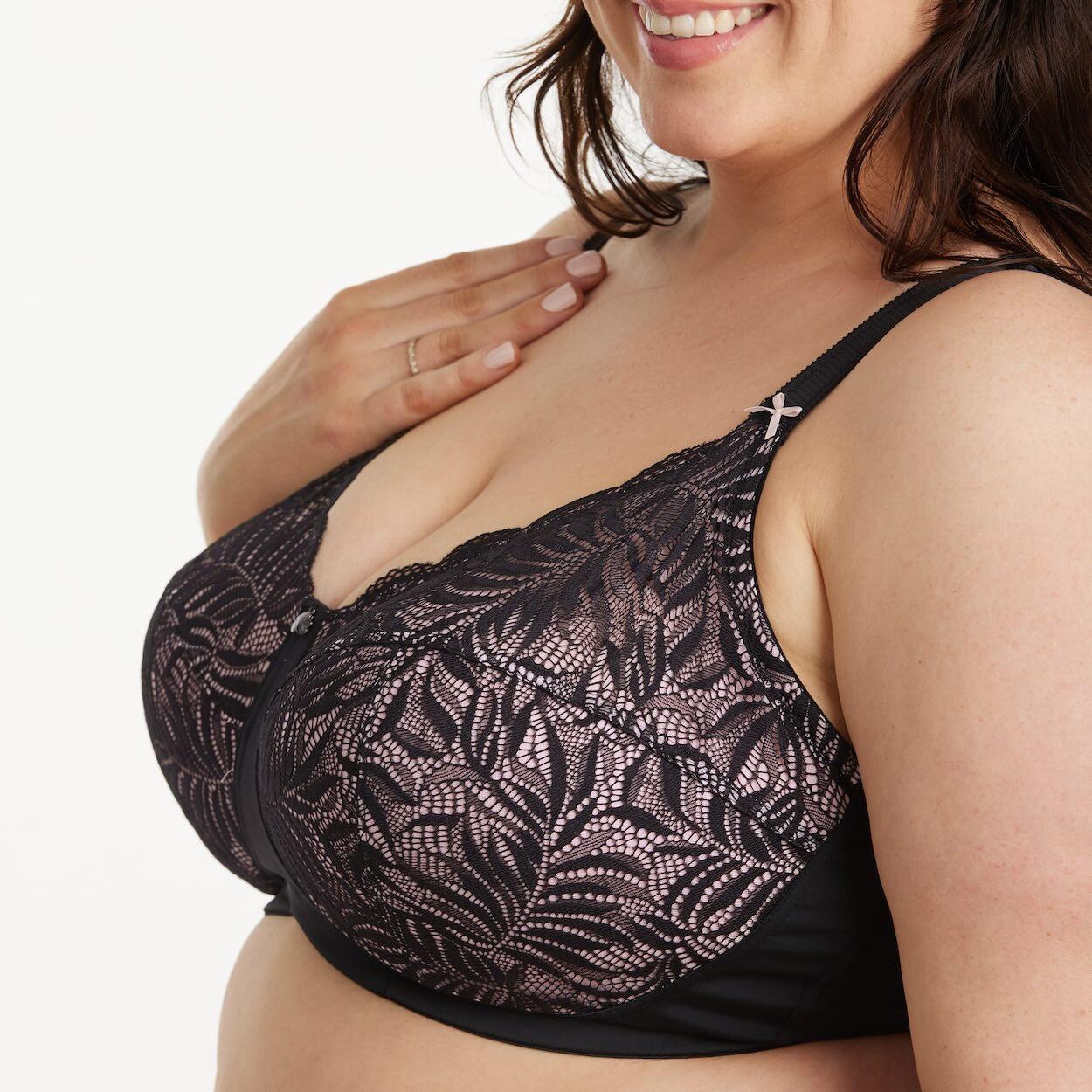 Radiate Wirefree Premium Support Bra - Blush Black