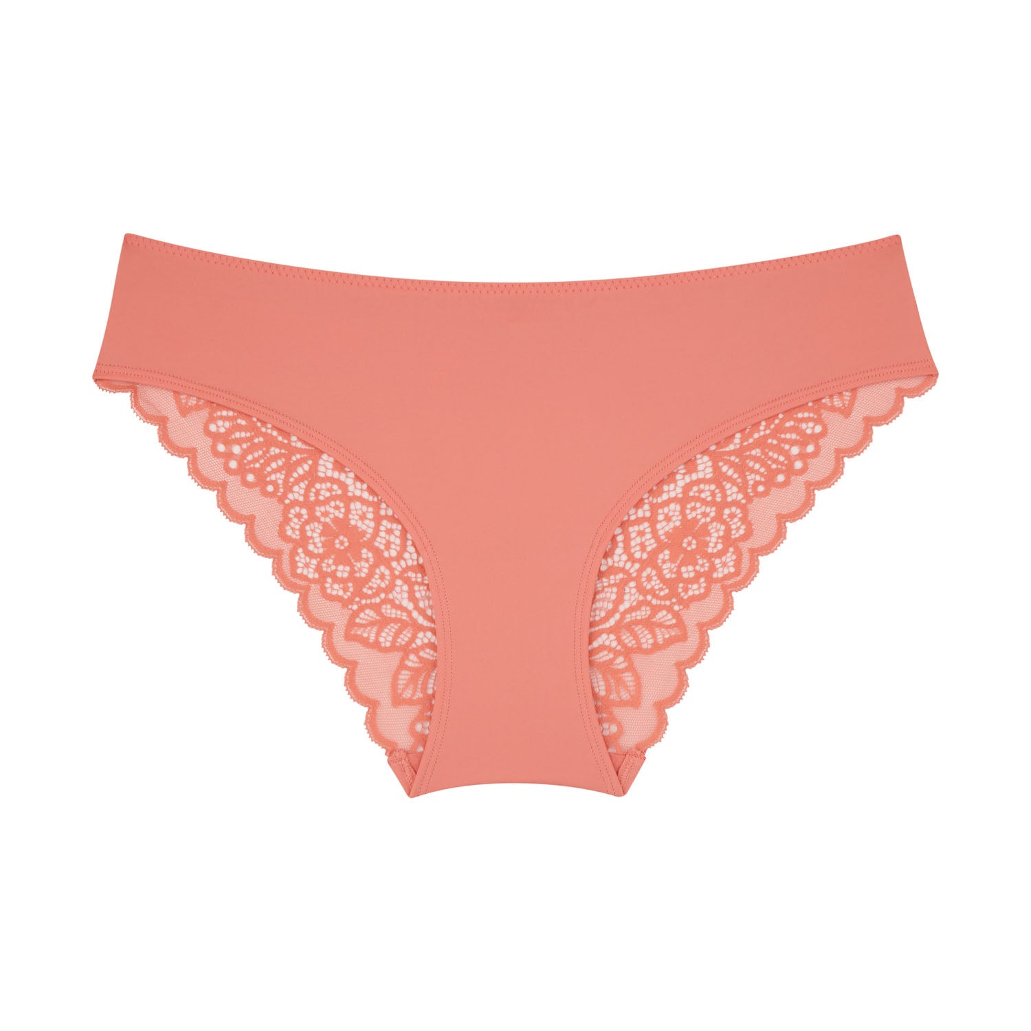 Lily Lace Bum Bikini Brief - Terra Cotta