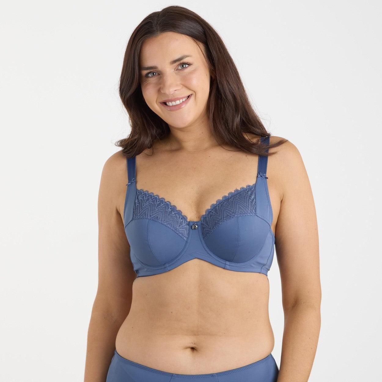 Willow Lace Full Cup Bra - Vintage Indigo