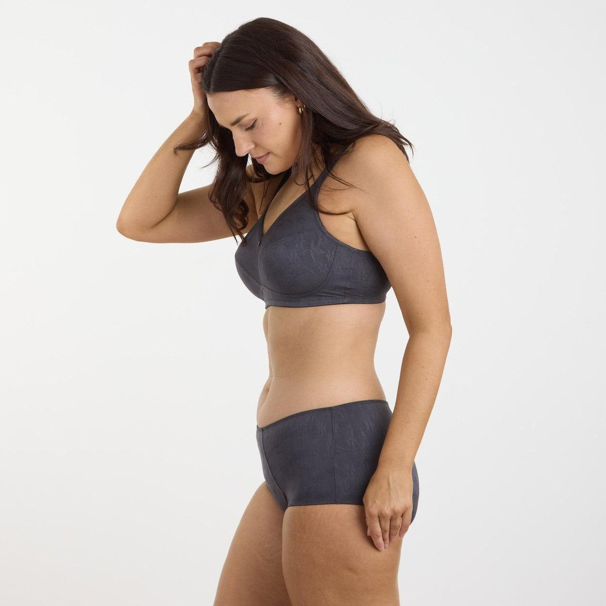 Wirefree Bra - Charcoal