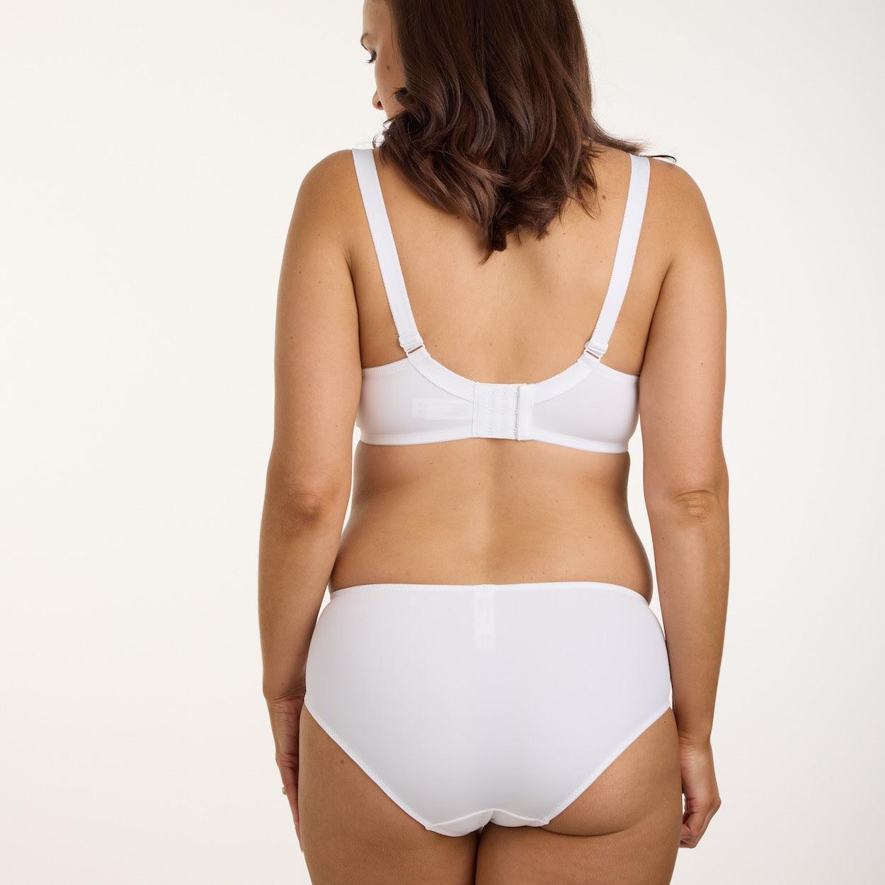 Willow Lace Midi Brief - White