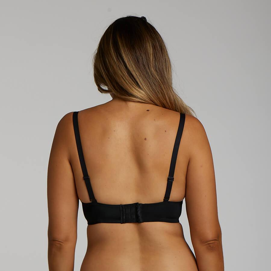 Convertible Full Cup T Shirt Full Bra - Black