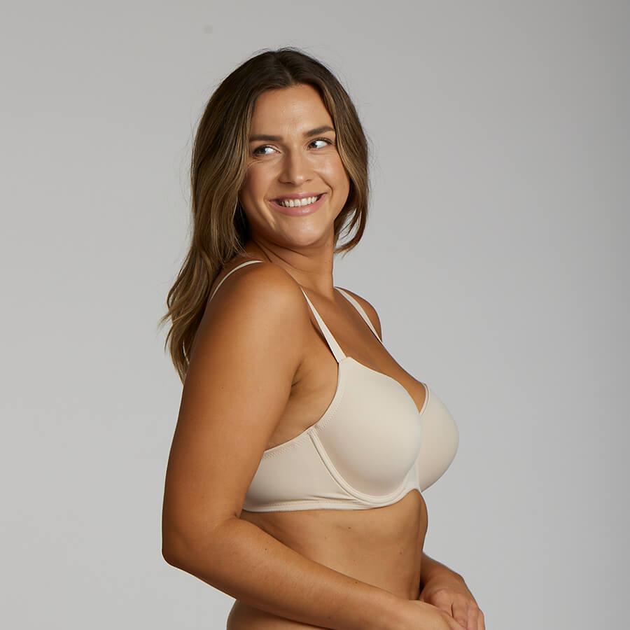 Convertible Full Cup T Shirt Full Bra - Nude Latte