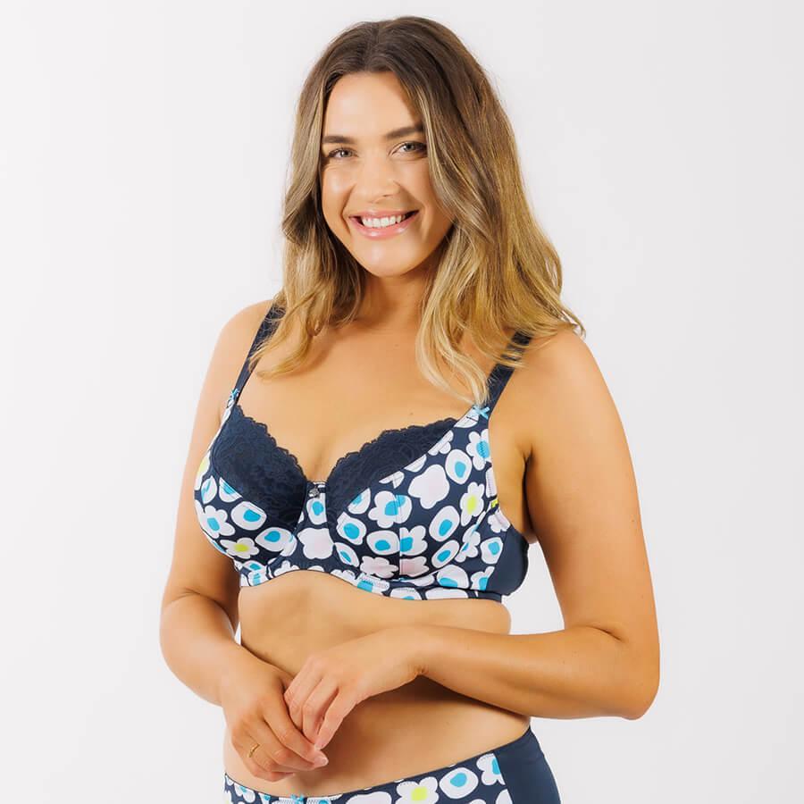 Print Full Cup Bra - Flora