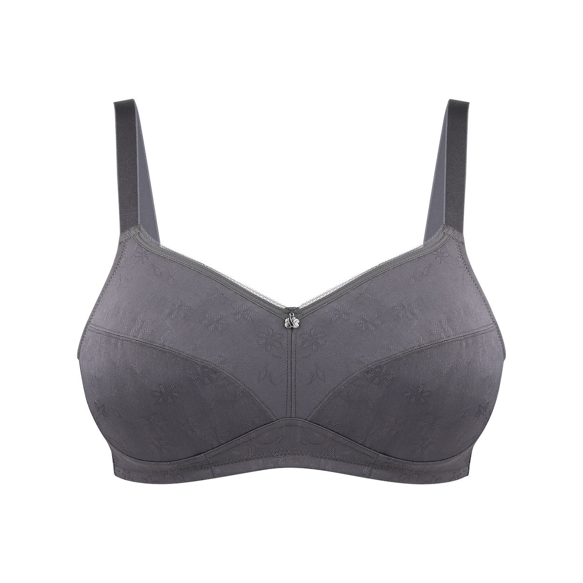 Wirefree Bra - Charcoal