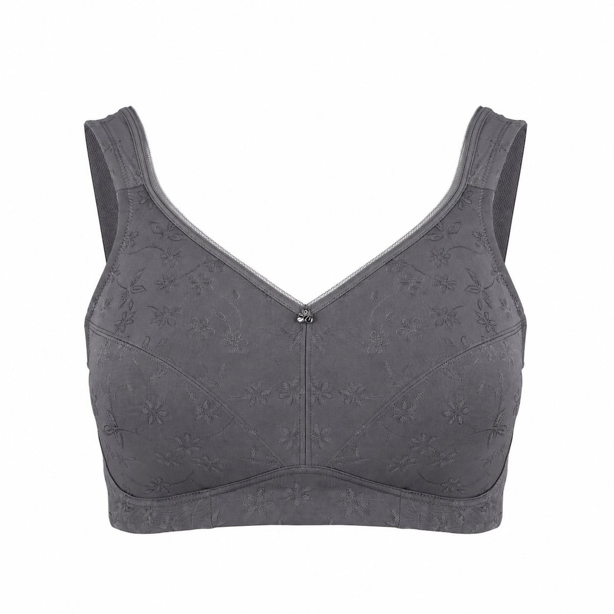 Wirefree Bra - Premium Support - Charcoal