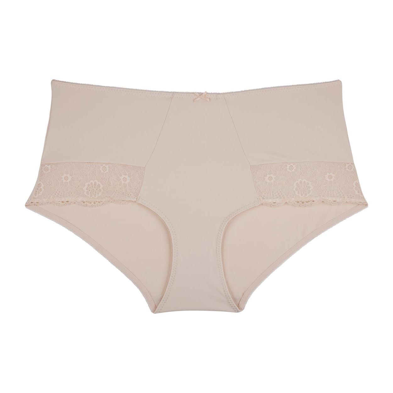 Peony Lace Full Brief - Cafe Latte