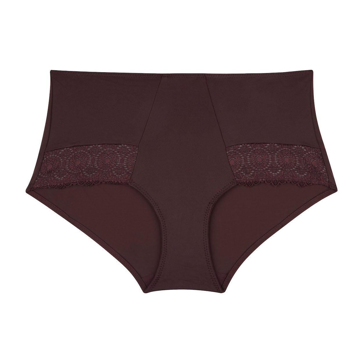 Geo Lace Full Brief - Mocha