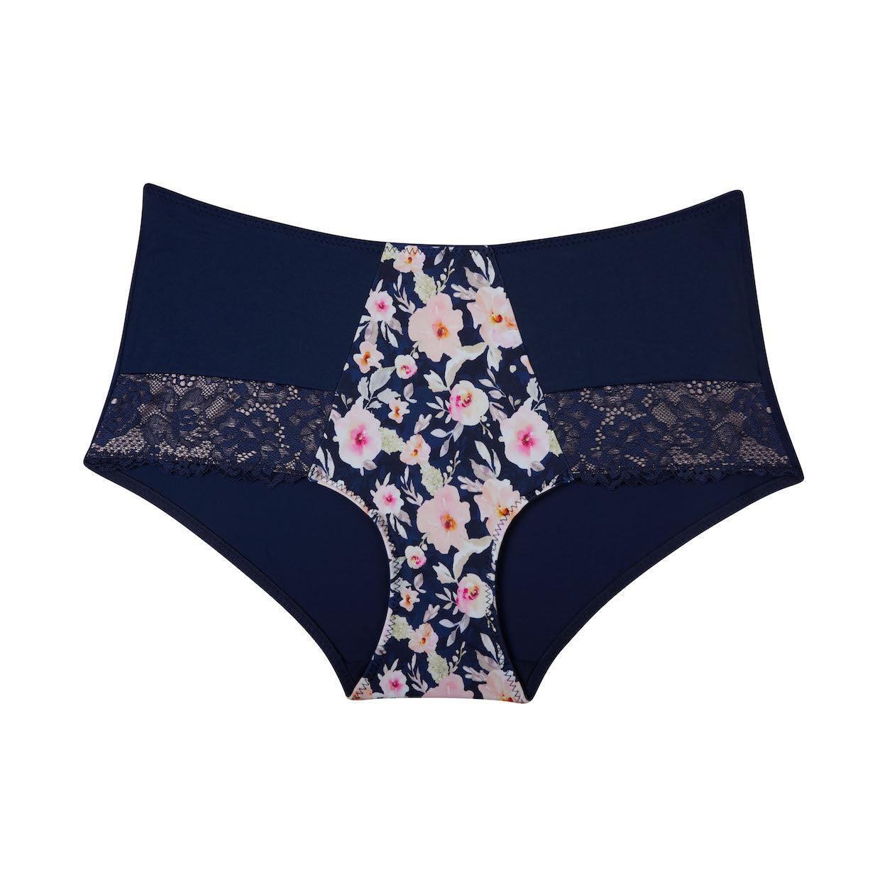 Print Full Brief - Navy Fleur