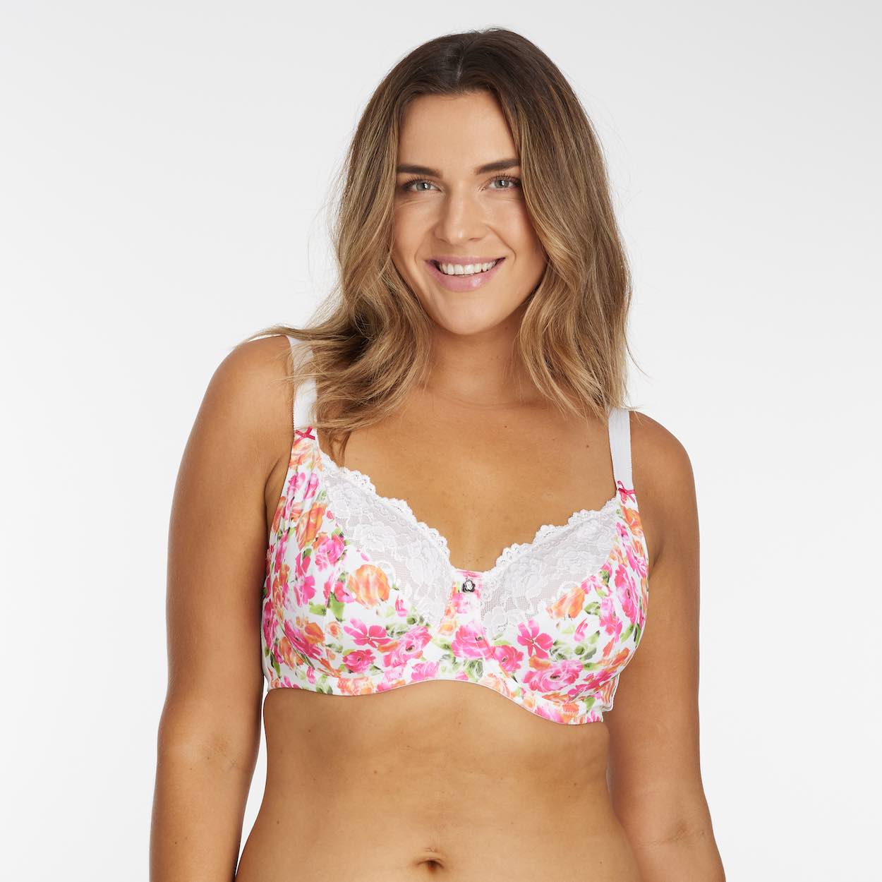 Print Full Cup Bra - Blooming Roses