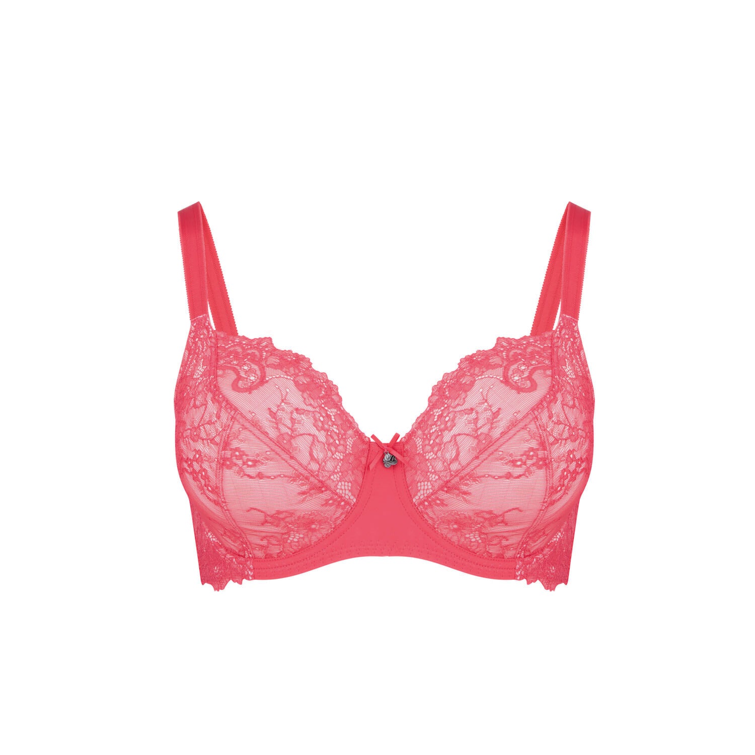 Nightingale Lace Premium Support Bra - Pink Flambe
