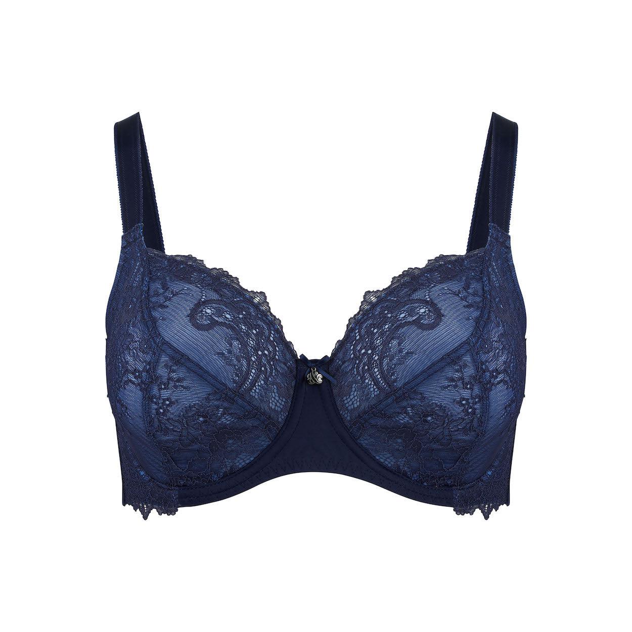 Nightingale Lace Full Cup Bra - Navy