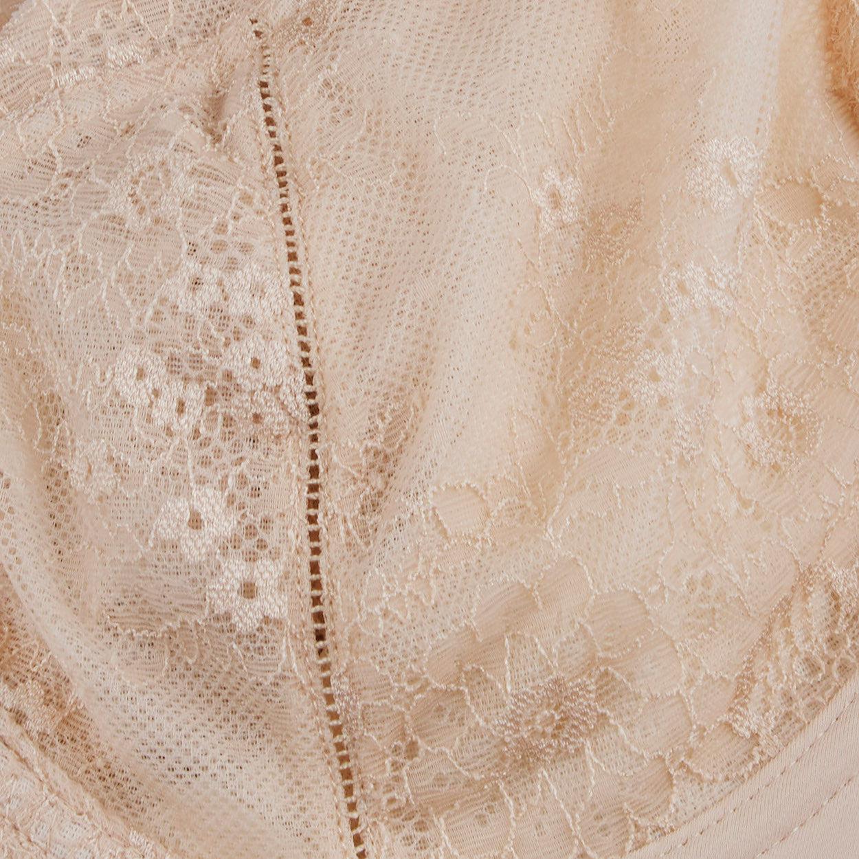 Peony Lace Full Cup Bra - Cafe Latte