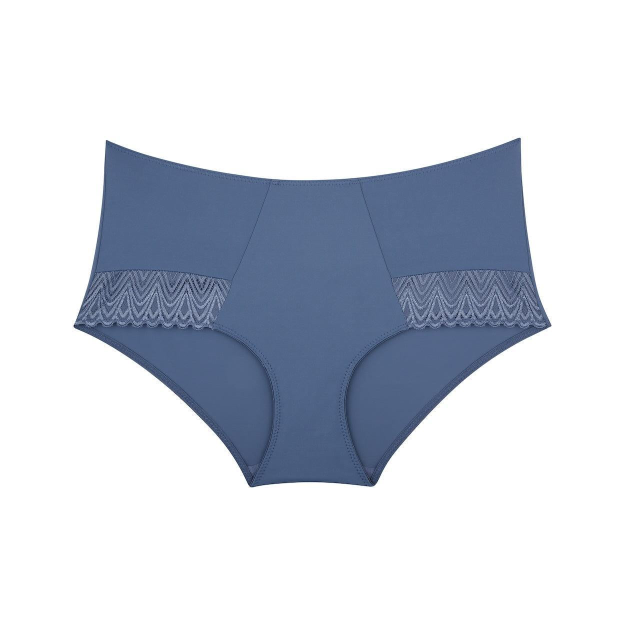 Willow Lace Full Brief - Vintage Indigo