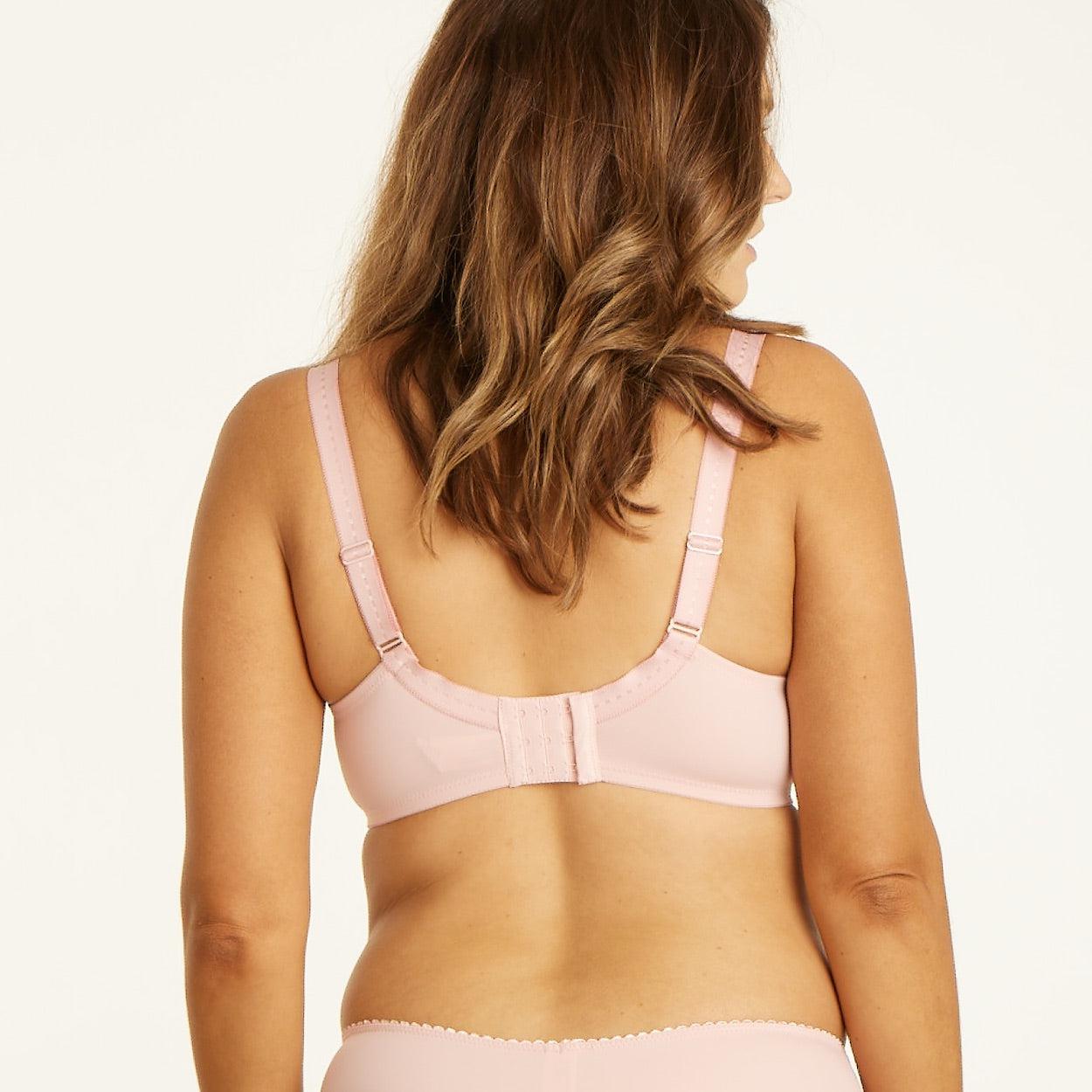 Lily Lace Full Cup Bra - Blush Pink