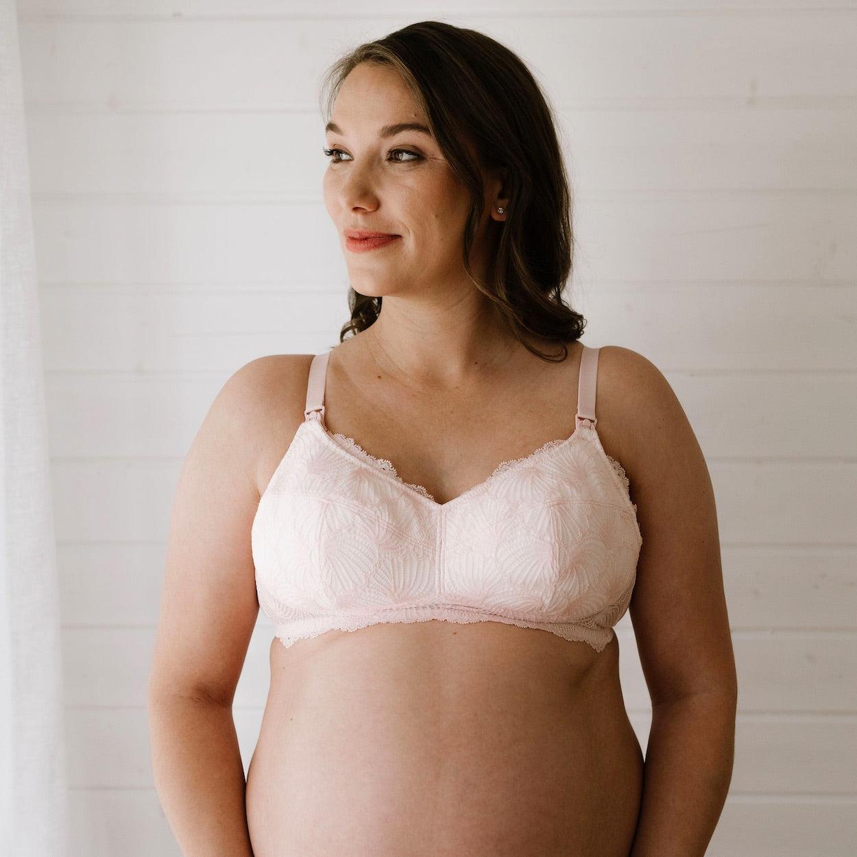 Maternity Premium Support Bra (Leakproof) - Rose Pink