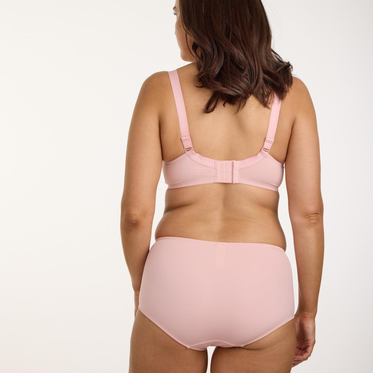 Lily Lace Full Brief - Blush Pink