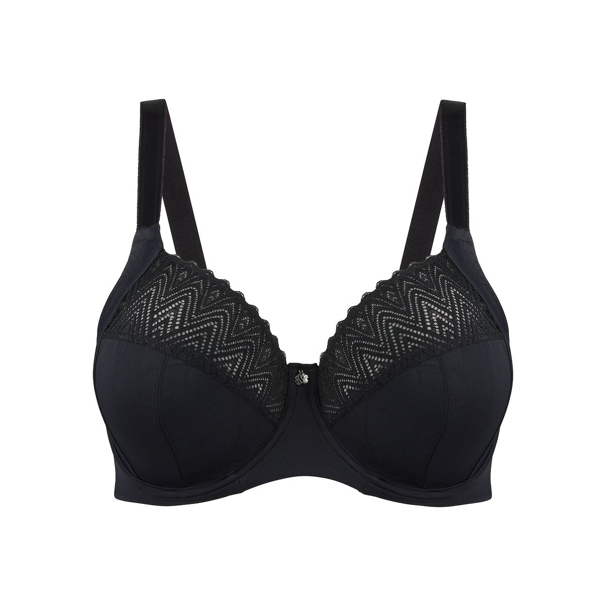 Willow Lace Premium Support Bra - Black