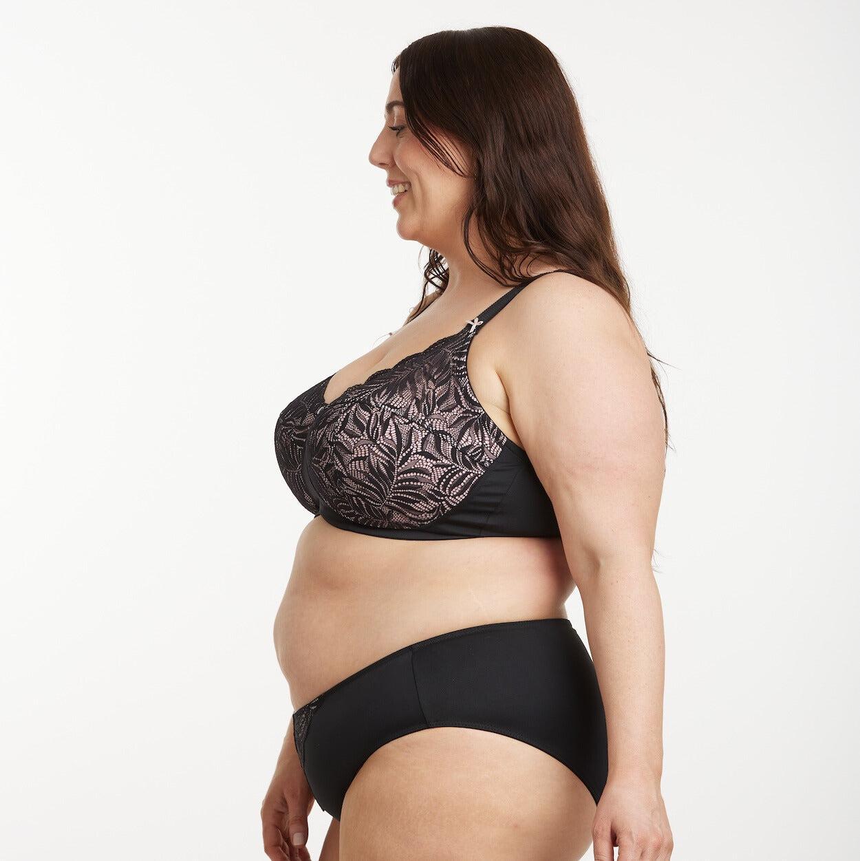 Radiate Wirefree Premium Support Bra - Blush Black
