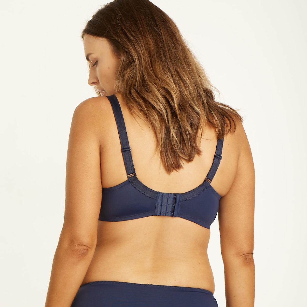 Radiate Lace Full Cup Bra - Navy Berry