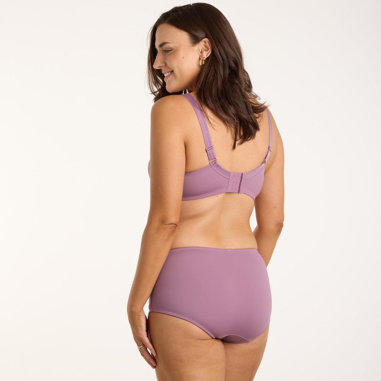 Radiate Lace Full Brief - Lavender Spritz