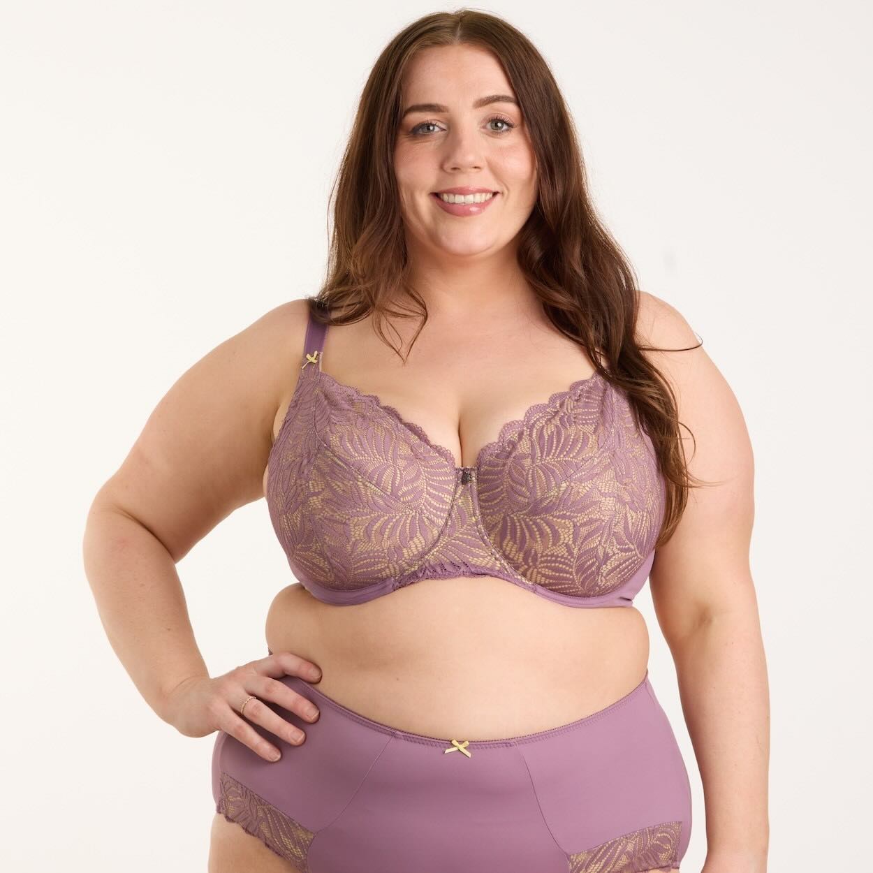 Radiate Lace Premium Support Bra - Lavender Spritz