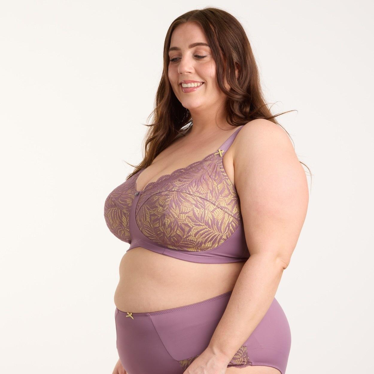 Radiate Lace Wirefree Bra - Premium Support - Lavender Spritz