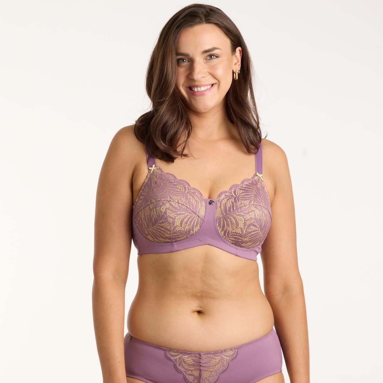 Radiate Lace Wirefree Bra - Lavender Spritz