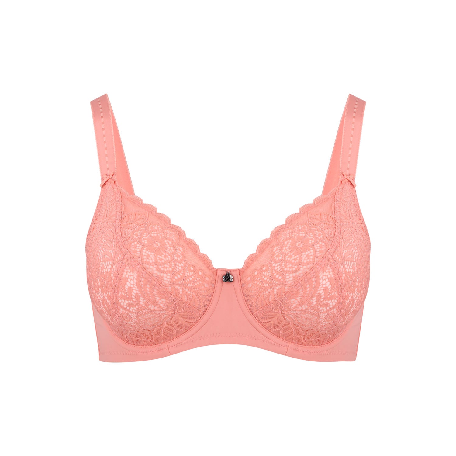 Lily Lace Premium Support Bra - Terra Cotta