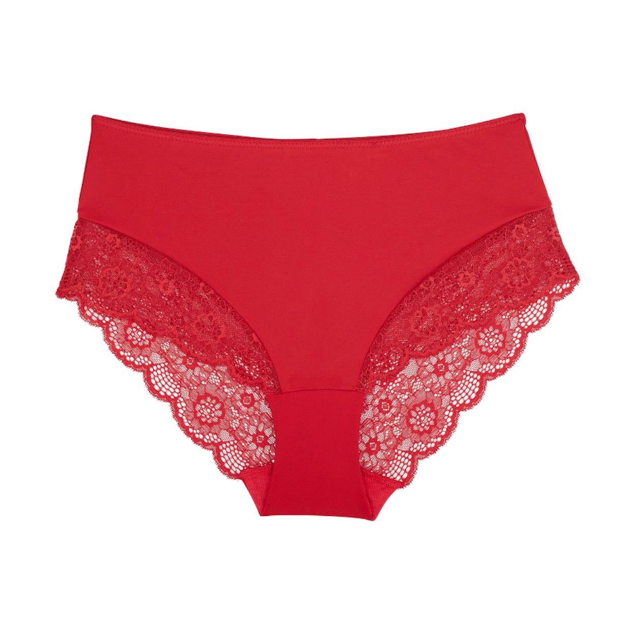Peony Midi Brief - Savvy Red