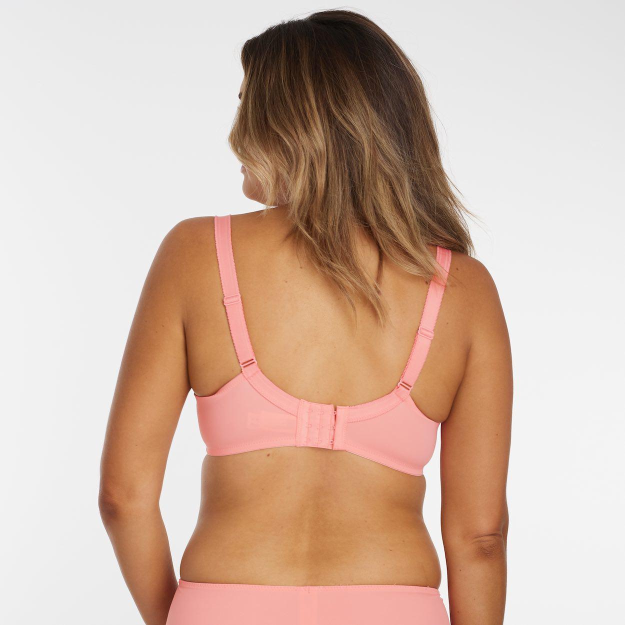 Geo Lace Full Cup Bra - Sorbet Pink