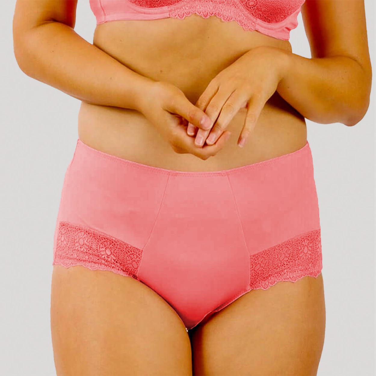 Geo Lace Full - Sorbet Pink