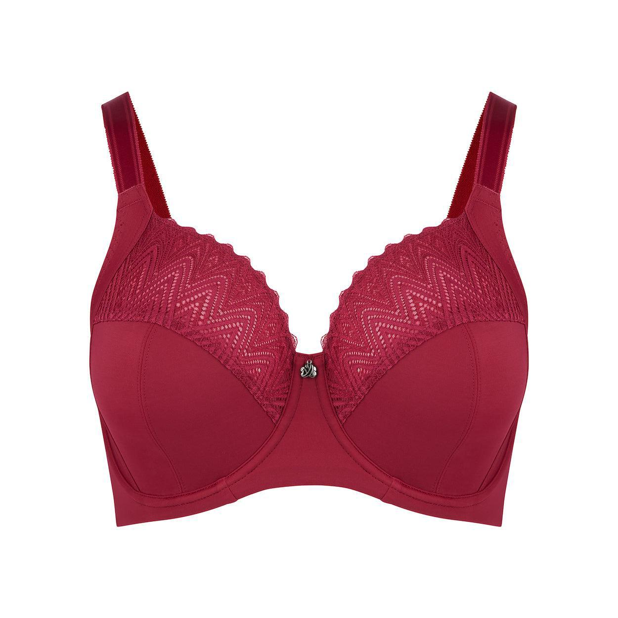 Willow Lace Premium Support Bra - Beaujolais