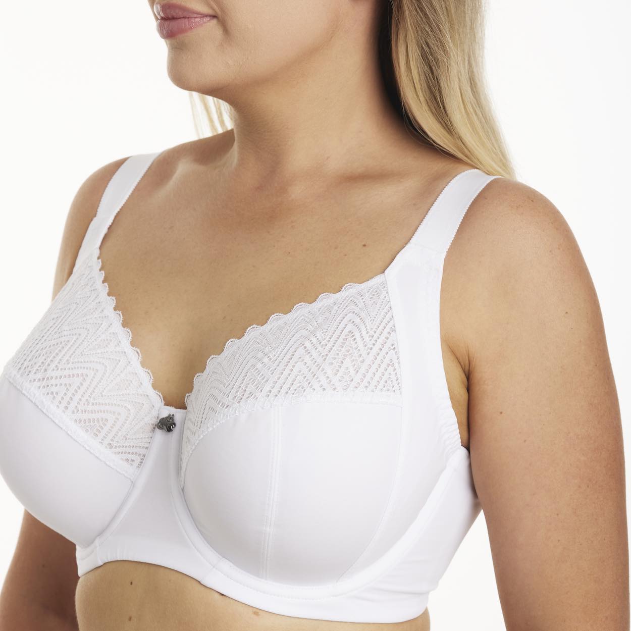 Willow Lace Premium Support Bra - White