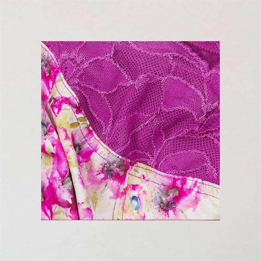 Print Full Cup Bra Aster Purple detail