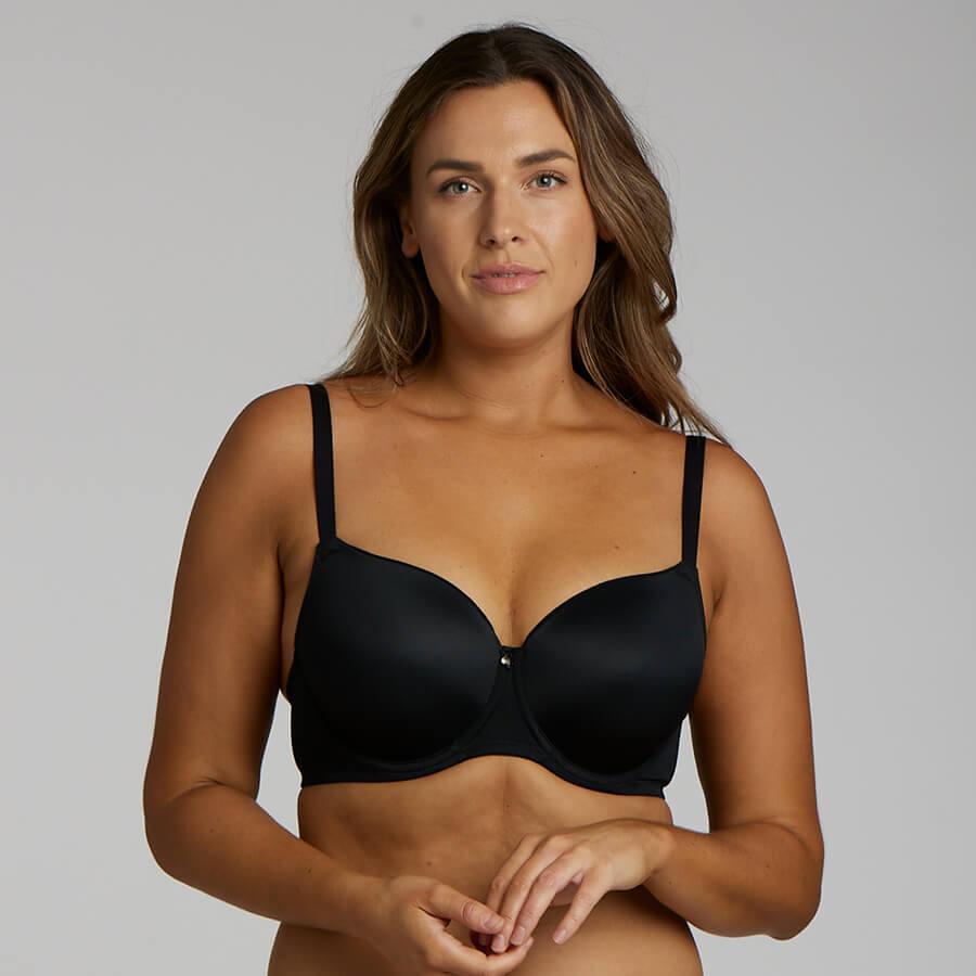 Convertible Full Cup T Shirt Full Bra - Black