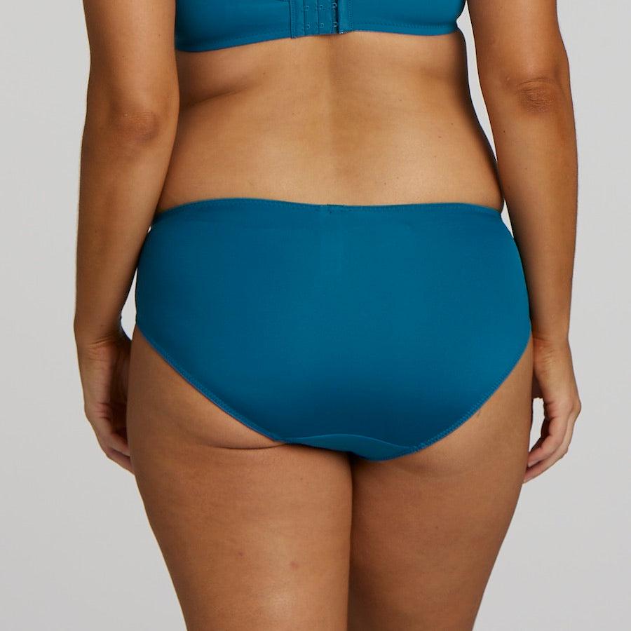 Willow Lace Midi Brief - Teal Blue