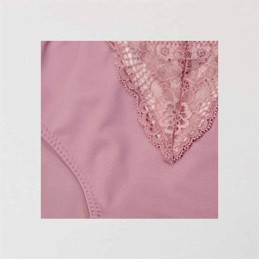 Ribbons Bikini Brief - Foxglove