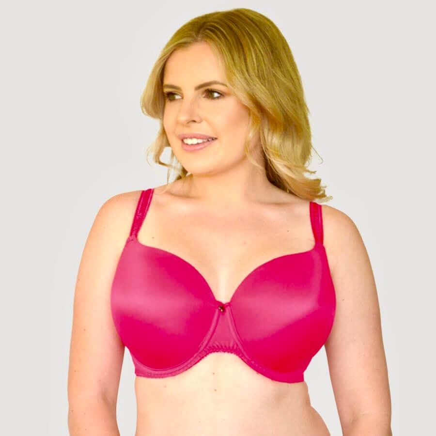 T Shirt Bra - Premium Support - Raspberry