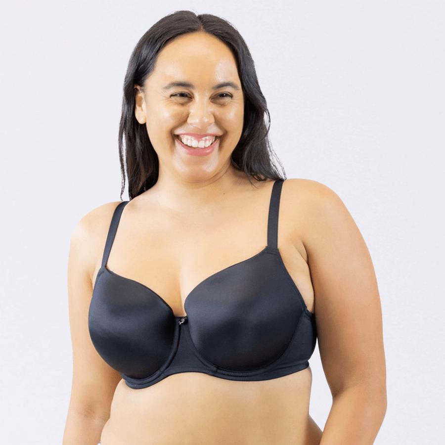 Convertible T Shirt Bras (2 Pack) - Black and nude Latte