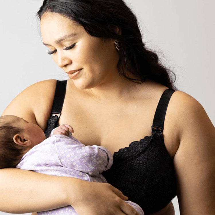 Maternity Bra - Premium Support - Black Charcoal
