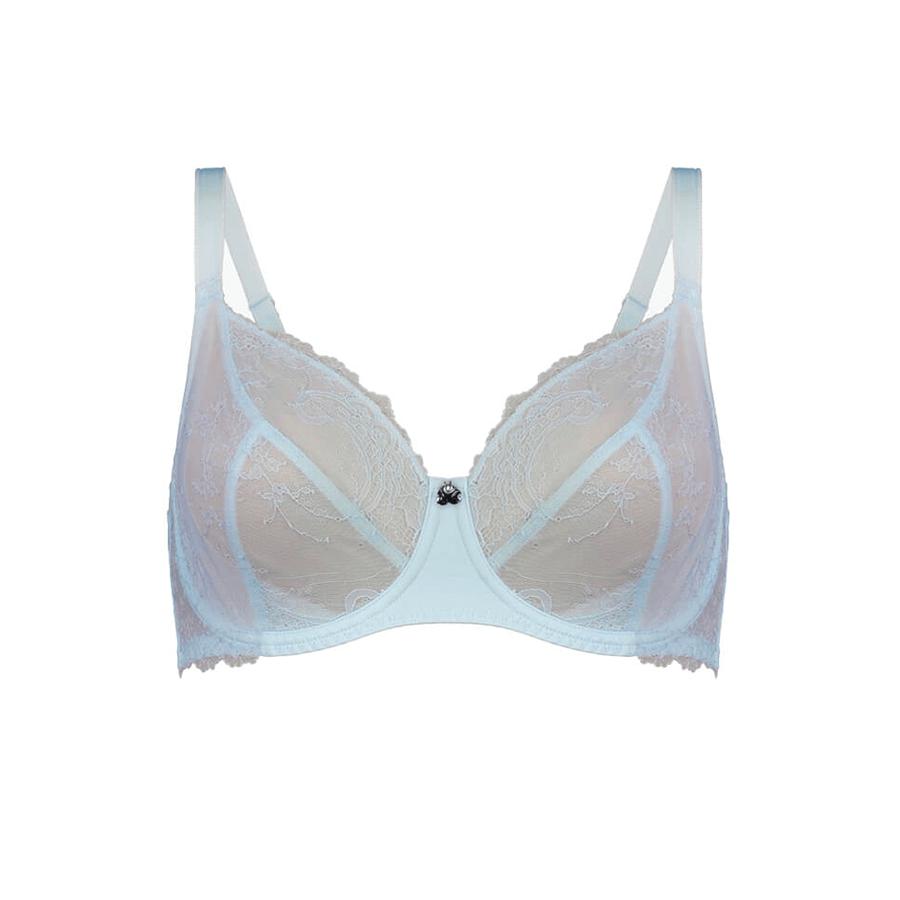 Full Lace Cup Nightingale Bra - Enhanced Support - Ice Flow Product Image