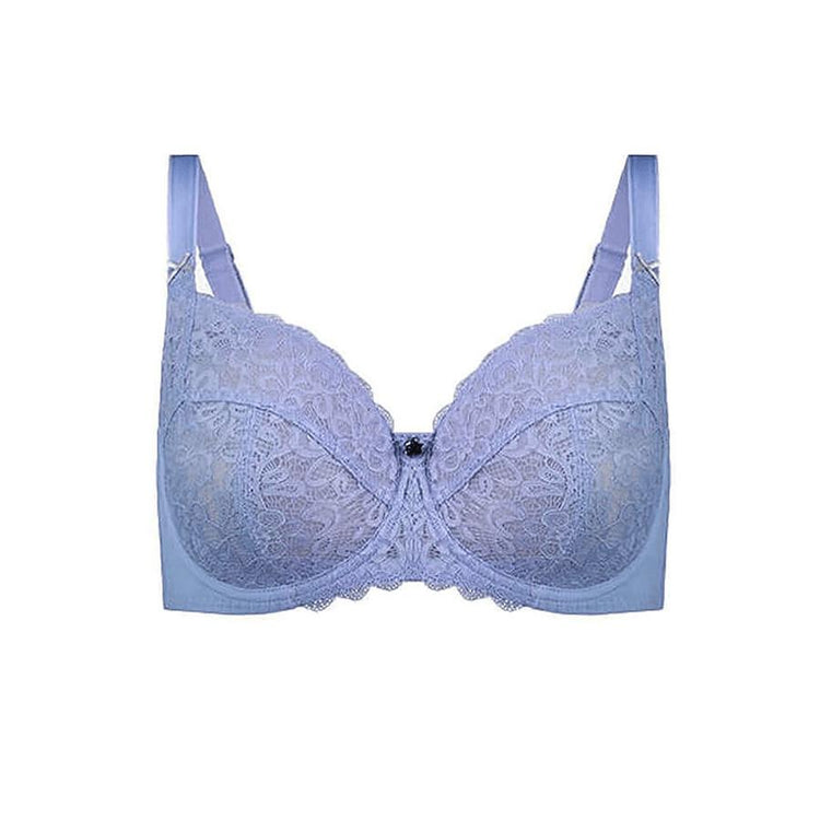 Soft Cup Spacer Bra in colour blue moon from the Cotton Lace