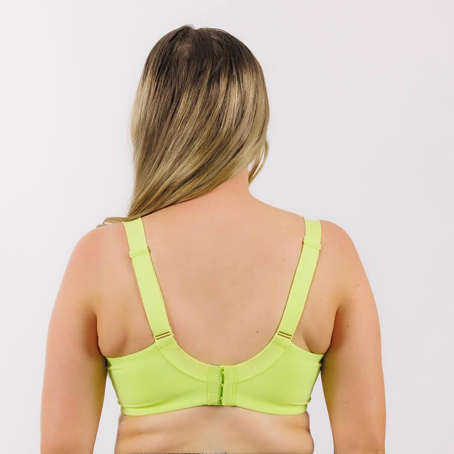 Nightingale Lace Full Cup Bra - Premium Support - Lime Splash