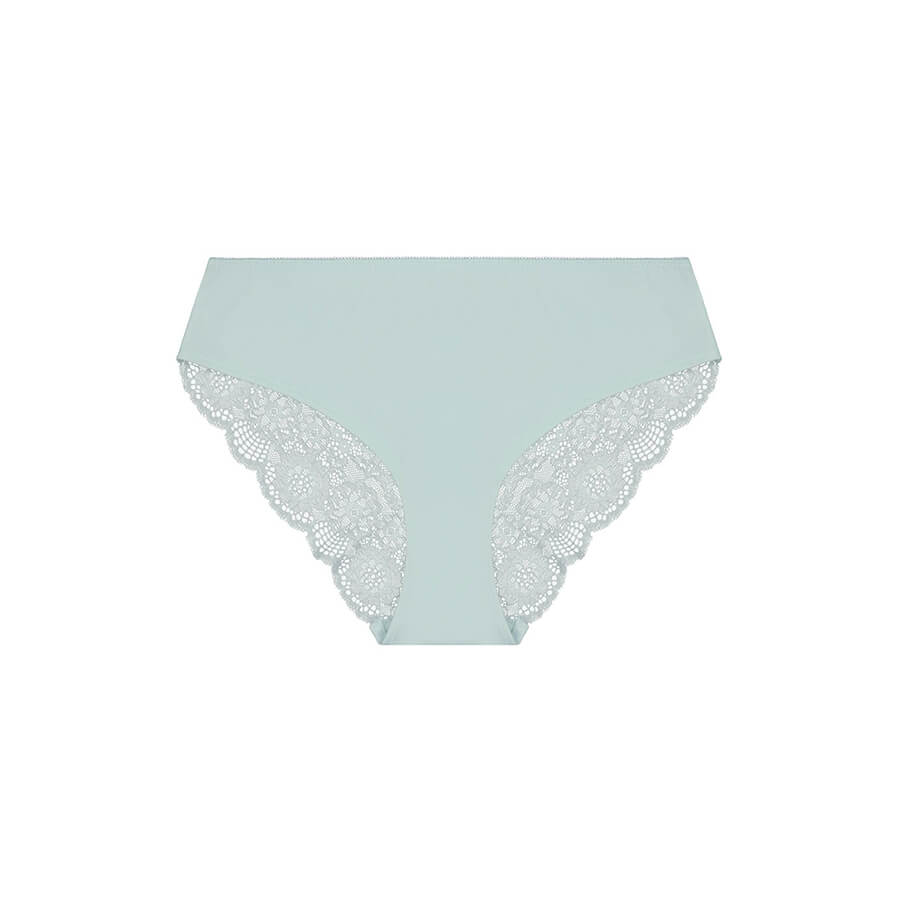 Lace Bum Bikini Brief - Glacier Product Image