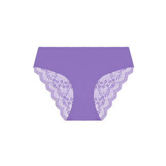 Lace Bum Bikini Brief - Violet Product Image
